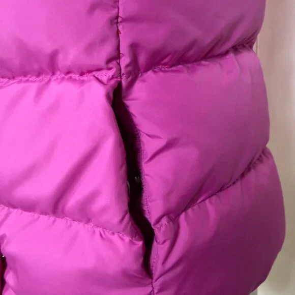 J.Crew Down Puffer Vest Purple /Magenta Size M Pre owned - Picture 9 of 16